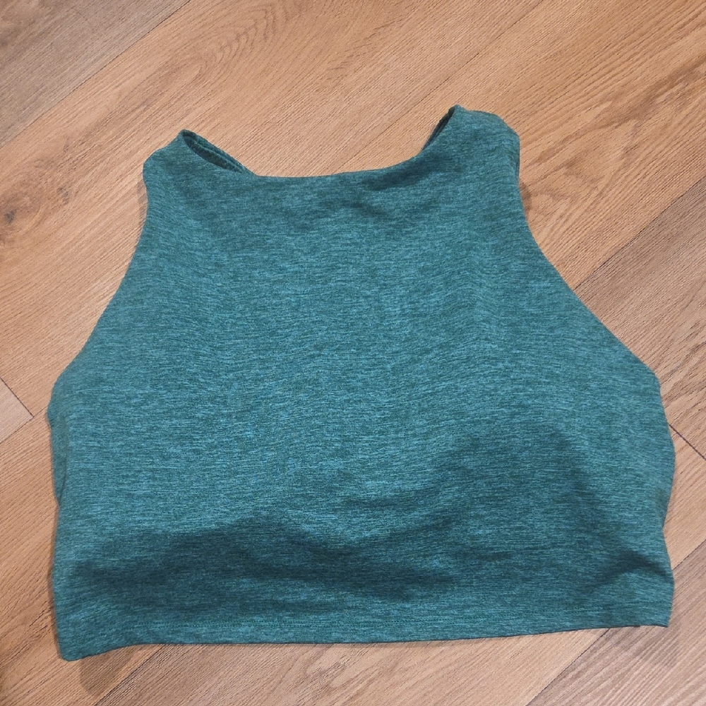 Aerie Heathered Green Sports Bra